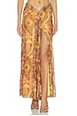 view 1 of 6 Skylar Ruched Maxi Skirt in Magnolia Mango