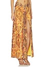 view 2 of 6 Skylar Ruched Maxi Skirt in Magnolia Mango