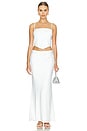 view 4 of 5 FALDA MAXI KALINA in White