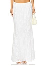 view 1 of 6 FALDA MAXI LARINA in White