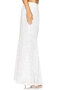 view 3 of 6 FALDA MAXI LARINA in White