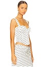 view 2 of 4 Karlita Bustier in White Polka