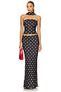view 4 of 4 Blaine Top in Black Polka