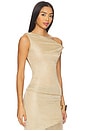view 2 of 5 Elaine One Shoulder Top in Gold