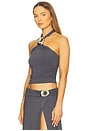 view 2 of 5 Indiana Halter Top in Slate