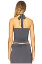 view 3 of 5 Indiana Halter Top in Slate