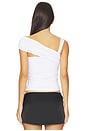 view 4 of 5 Larsen Drape Off Shoulder Top in White