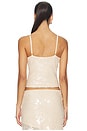 view 3 of 5 Eris Sequin Top in Sand