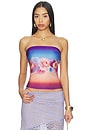 view 1 of 4 Mahina Bustier in Nadia Pink Ombre