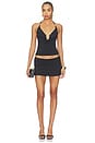 view 4 of 5 TOP HALTER LIVIA in Black