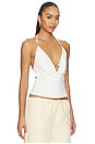 view 2 of 5 TOP HALTER LIVIA in White