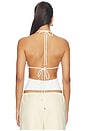 view 3 of 5 TOP HALTER LIVIA in White