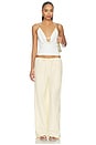 view 4 of 5 TOP HALTER LIVIA in White