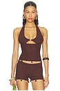 view 1 of 5 TOP HALTER BAILEE in Cocoa