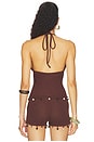 view 3 of 5 TOP HALTER BAILEE in Cocoa