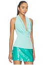 view 2 of 4 TOP HALTER ATHENA in Aqua