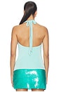 view 3 of 4 TOP HALTER ATHENA in Aqua