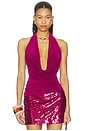 view 1 of 4 TOP HALTER ATHENA in Berry