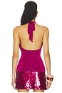 view 3 of 4 TOP HALTER ATHENA in Berry