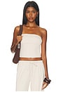 view 1 of 4 Anji Strapless Top in Biscuit