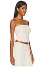 view 2 of 4 Anji Strapless Top in Biscuit