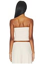 view 4 of 4 Anji Strapless Top in Biscuit