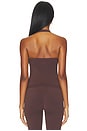 view 4 of 5 Sammy Backless Halter Top in Chocolate