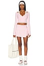 view 6 of 6 Torie Ballet Wrap Top in Ballet Pink