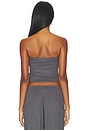 view 4 of 4 Anji Strapless Top in Steel