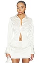 view 1 of 5 Hartley Fitted Collared Shirt in Ivory