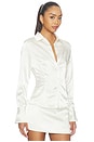 view 4 of 5 Hartley Fitted Collared Shirt in Ivory