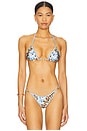view 1 of 4 Miami Bikini Top in Bimini Blue