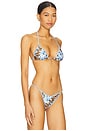 view 2 of 4 Miami Bikini Top in Bimini Blue
