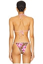 view 3 of 4 Miami Bikini Top in Bimini Pink