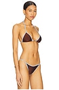 view 2 of 4 Miami Bikini Top in Coco