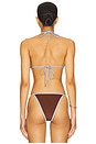 view 3 of 4 Miami Bikini Top in Coco