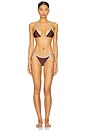 view 4 of 4 Miami Bikini Top in Coco