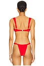 view 3 of 4 Tropez Bikini Top in Red