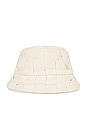 view 2 of 4 Woven Bucket Hat in Ivory