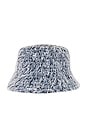 view 3 of 3 Logo Embellished Bucket Hat in Grey