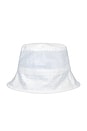 view 3 of 3 Monogram Bucket Hat in White