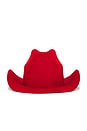 view 2 of 3 Cowboy Hat in Red