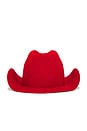 view 3 of 3 Cowboy Hat in Red