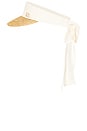 view 4 of 4 VISIÈRE STRAW BRAID & LINEN VISOR in Ivory & Natural Straw