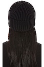 view 2 of 3 Monogram Embellished Beanie in Black