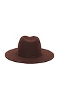 view 3 of 3 FEDORA 모자 in Brown