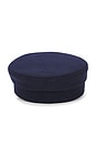 view 2 of 4 Baker Boy Cap in Navy Blue