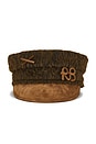 view 1 of 3 Baker Boy Cap in Brown