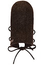 view 3 of 4 Balaclava Hat in Brown