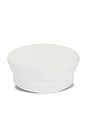view 3 of 3 BOINA MONOGRAM-EMBELLISHED BAKER BOY CAP in White